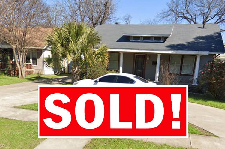 Dallas house sold quickly