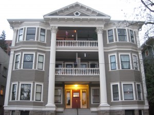 gray apartments
