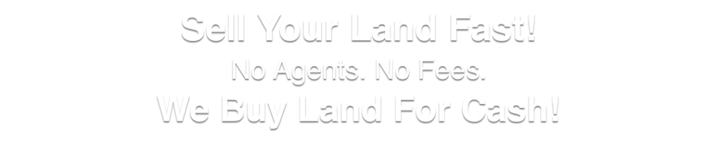 we buy land for cash