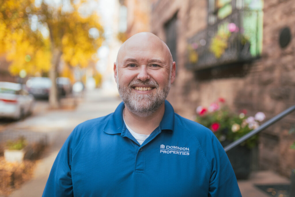Brian Leibowitz pictured in Baltimore at the Dominion Properties office.