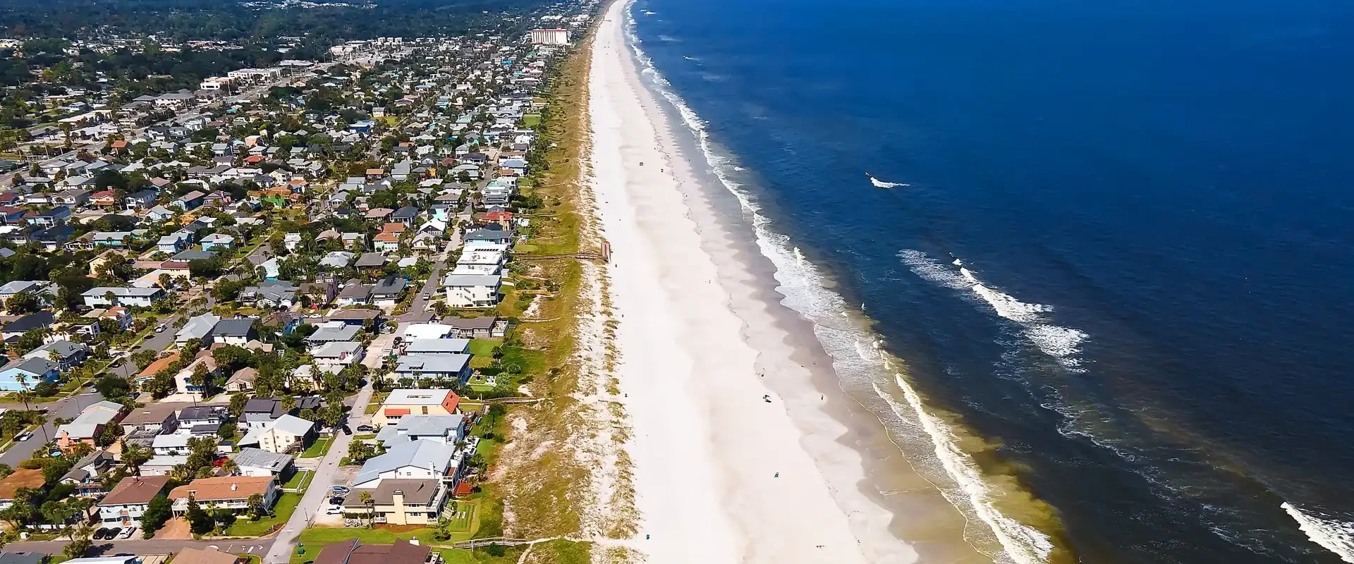 Sell my house fast in Atlantic Beach FL - aerial view of Atlantic Beach coastline