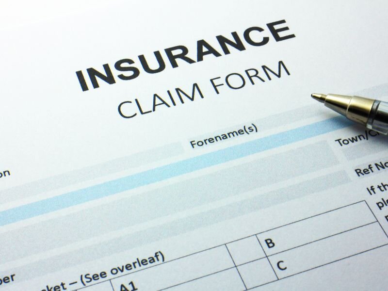 Open insurance claims form