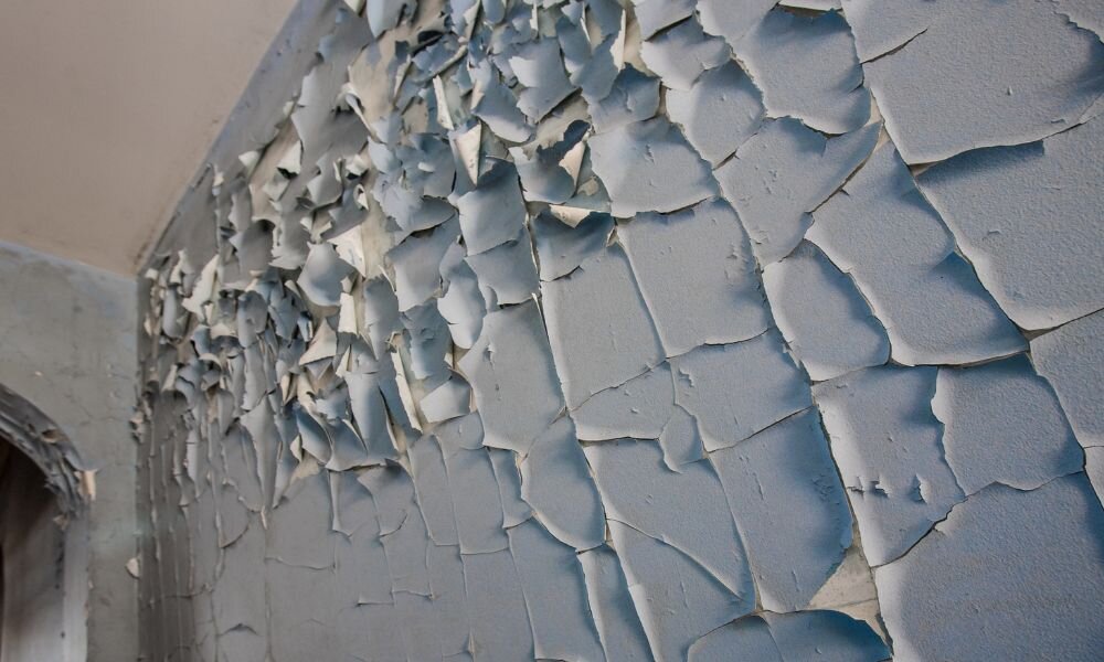 White Peeling Paint