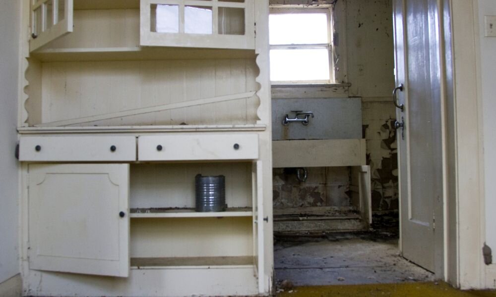 broken kitchen