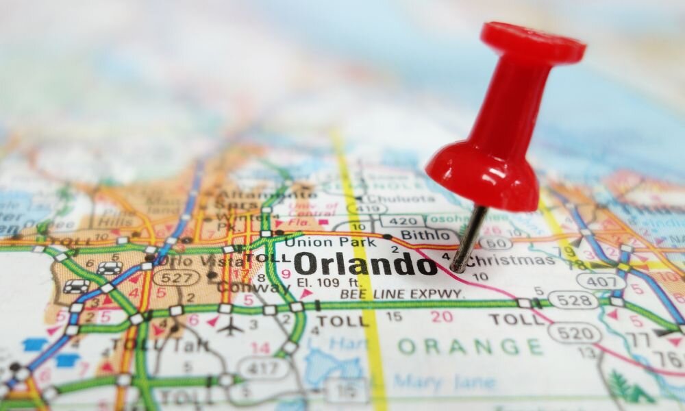 Orlando map