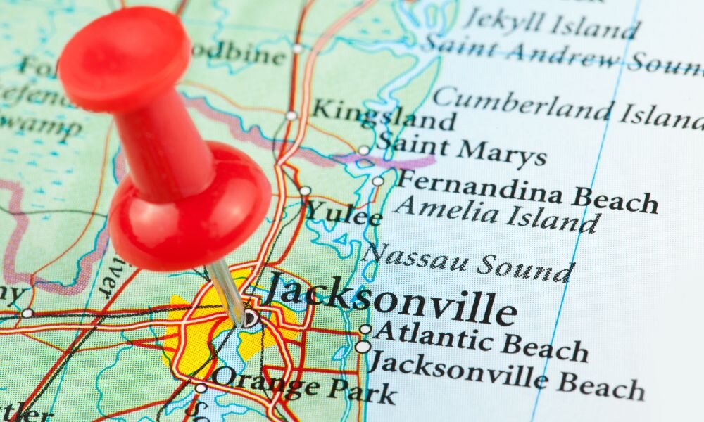 Jacksonville Florida, Map