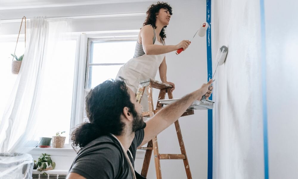 Painting the wall