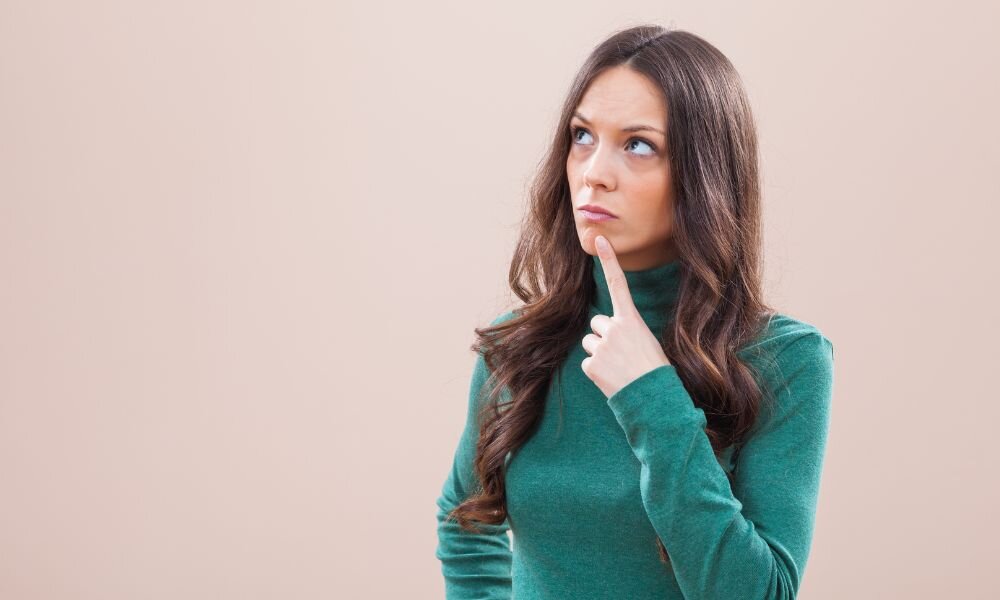 Women thinking
