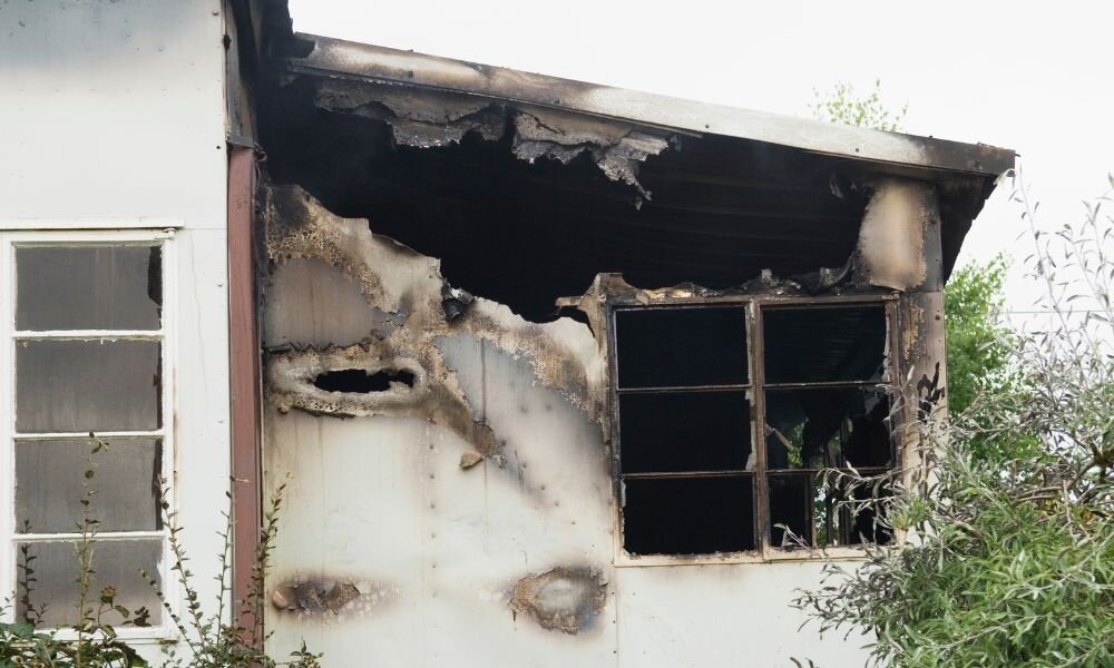 fire damage house