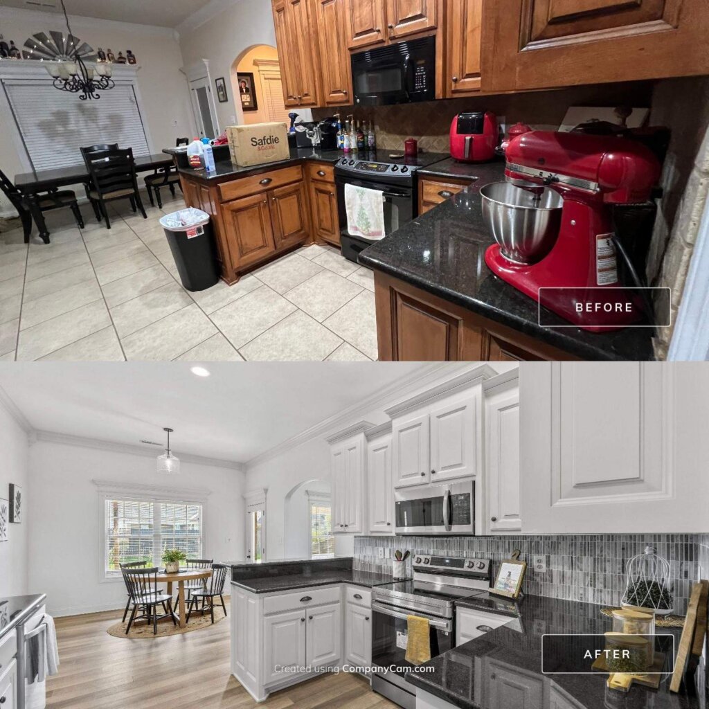 Athens, AL cash home sale before and after