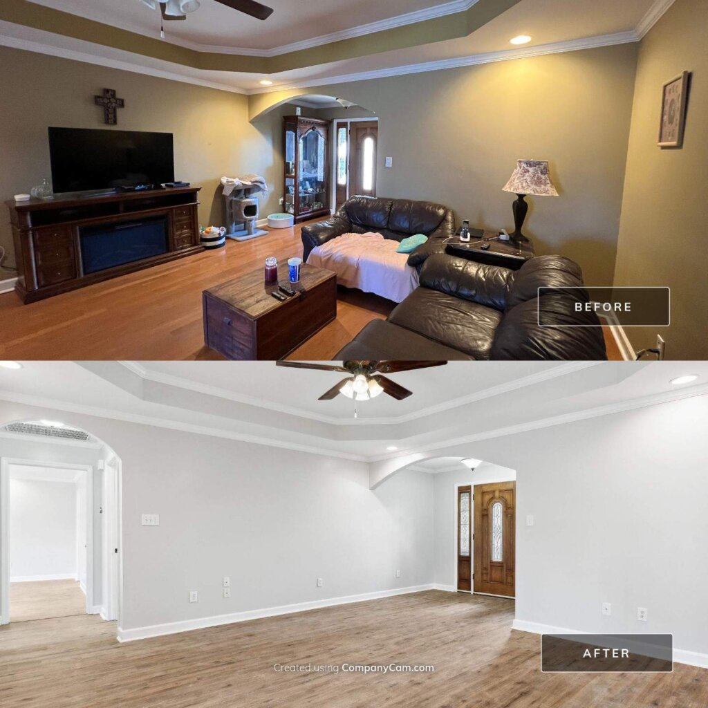 Hartselle, AL cash home sale before and after