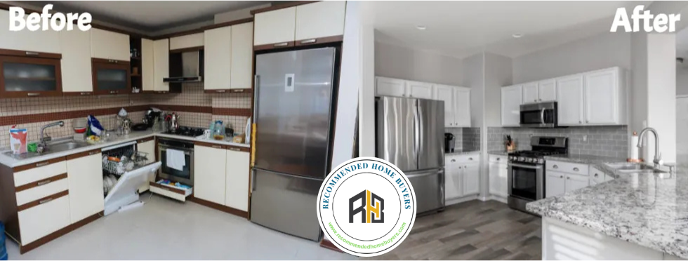 before and after we buy houses as-is
