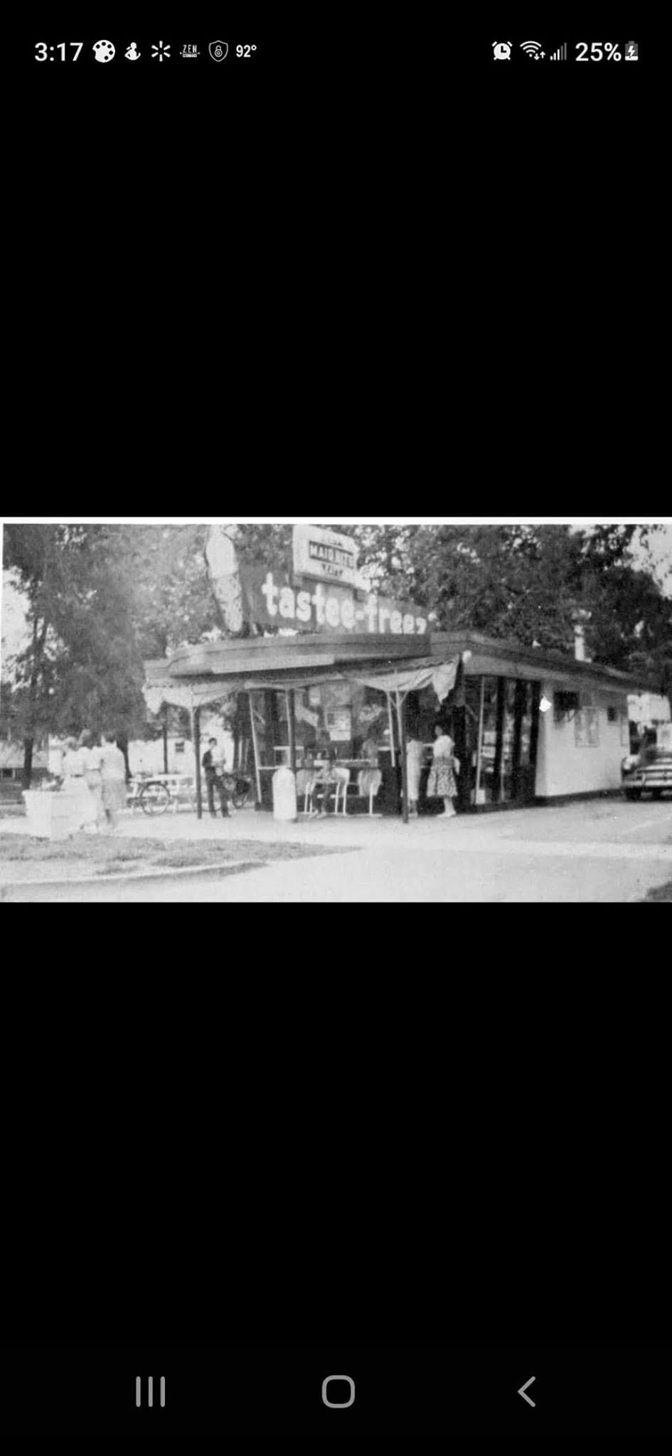 Historic Tastee Freez storefront photo shared by Brookfield’s Tastee Treat