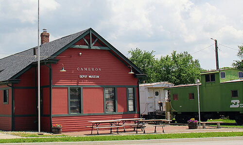 Cameron Train Depot Museum in Cameron