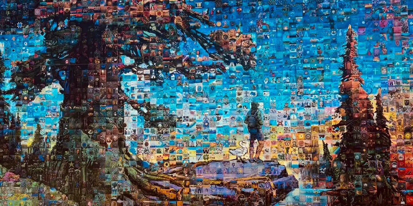 Twilight mural mosaic featured by Carroll County Historical Museum
