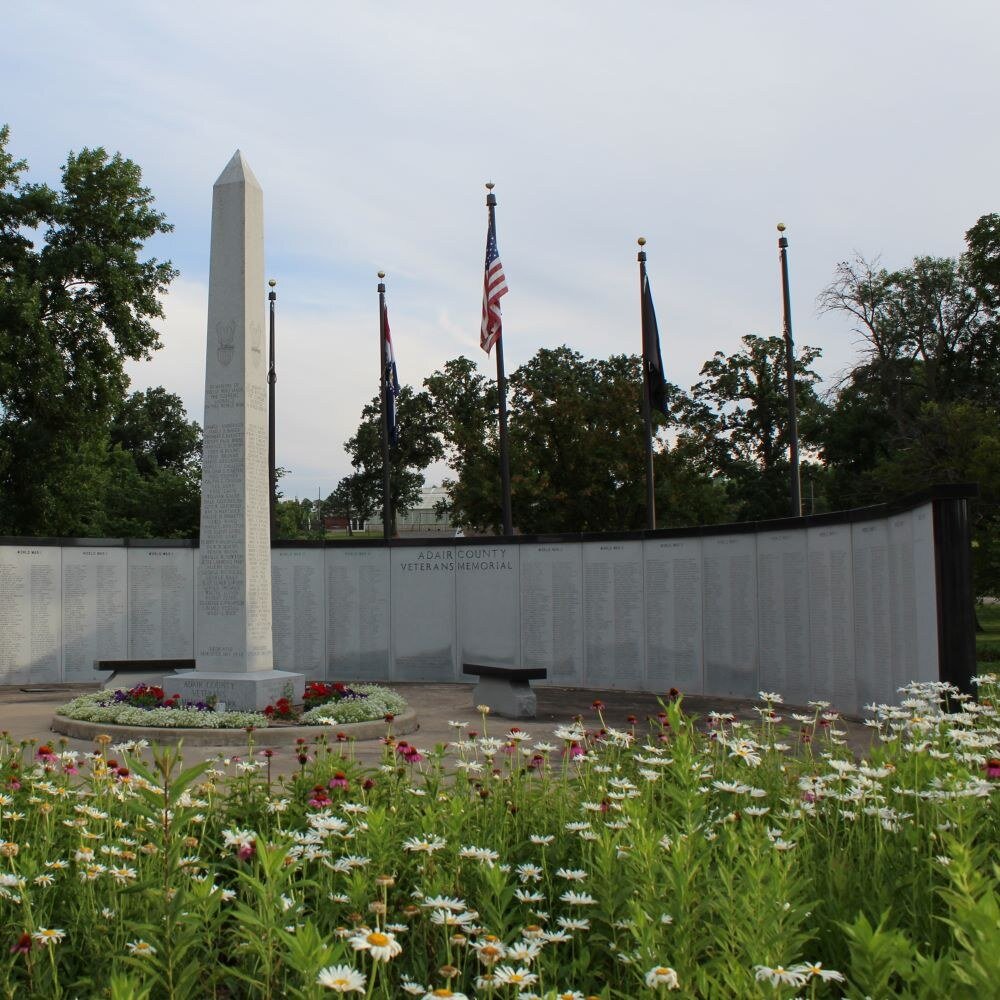 Veterans Memorial Plaza in Kirksville