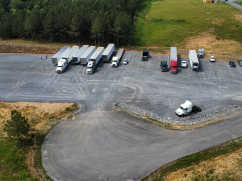 Truck Parking Lot