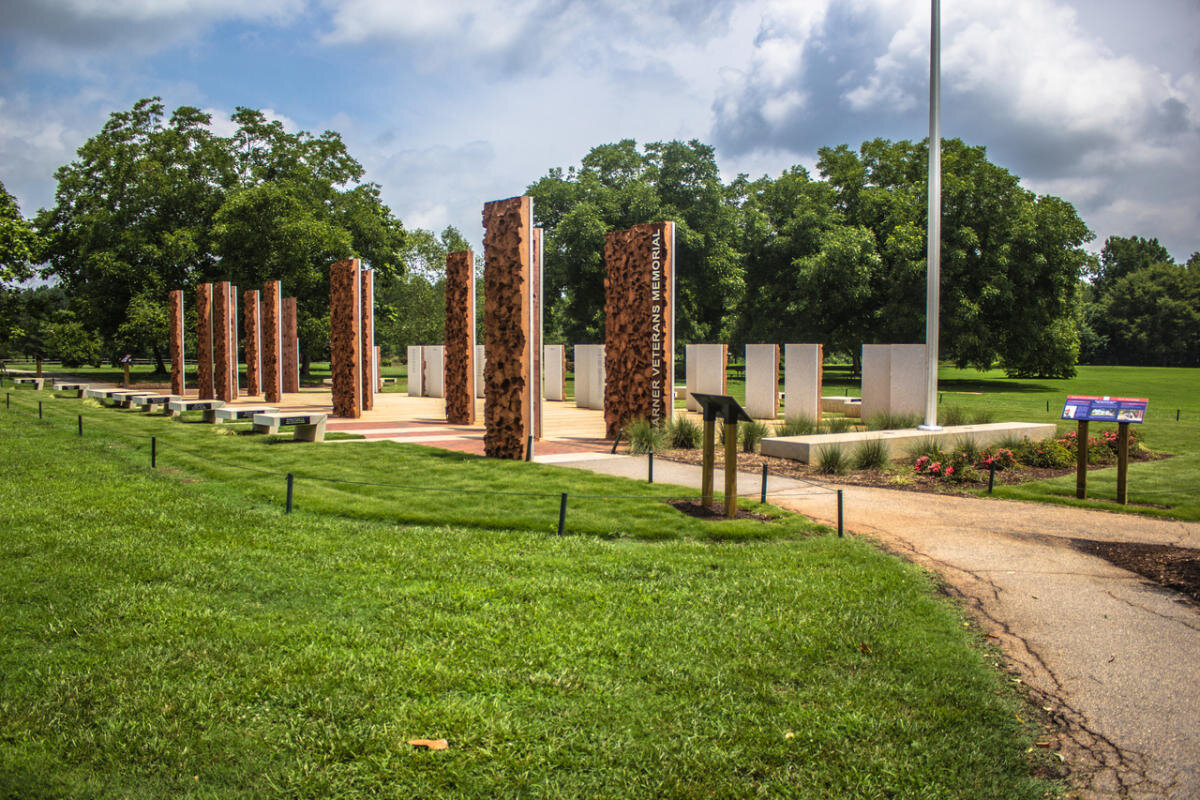 A solemn tribute to the brave veterans at Garner Veterans Memorial, located in the serene Lake Benson Park. Need to sell your house fast in Garner NC? Don't worry, we've got you covered! Our team is here to lend a helping hand.
