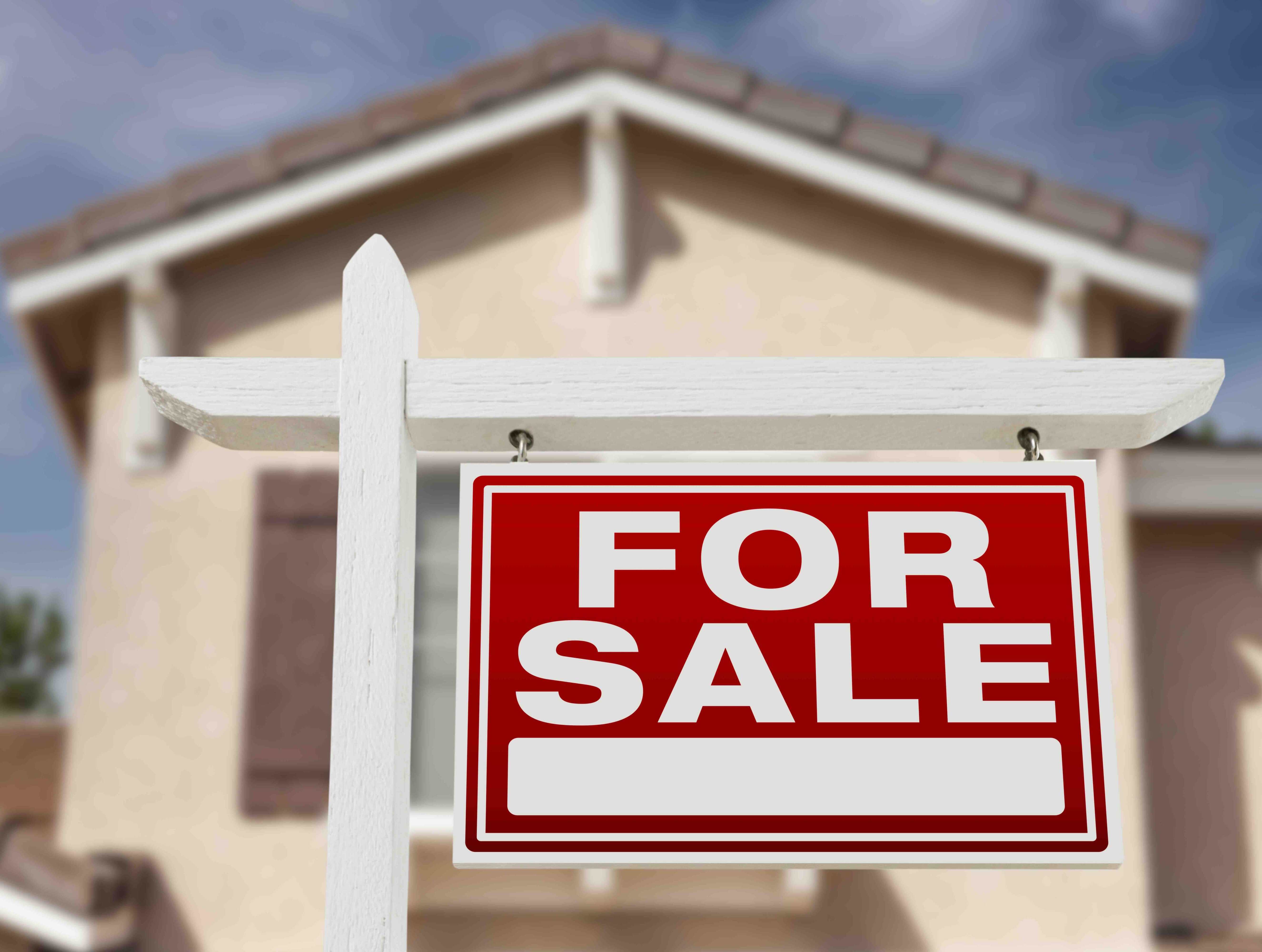 Photo of a home for sale as is.