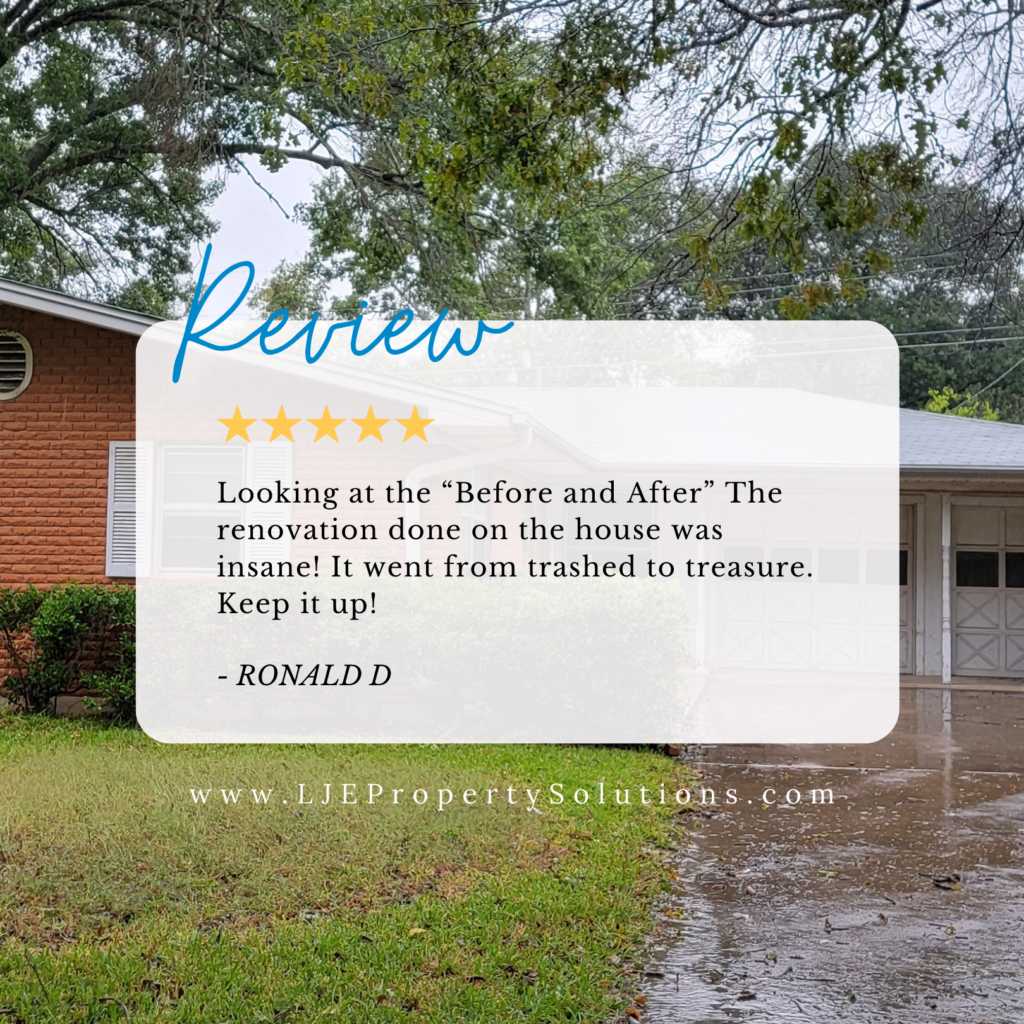 Another 5 Star Experience - We Buy Houses in Texas.
