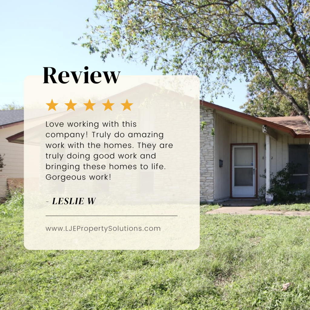 Another 5 Star Experience - We Buy Houses in Texas.