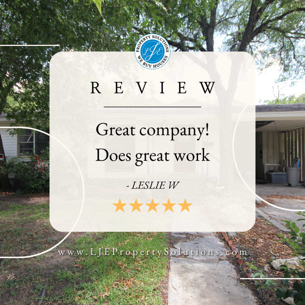 Another 5 Star Experience - We Buy Houses in Texas.