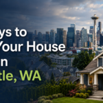 Seattle skyline with a residential house and the title 5 Ways to Sell Your House Fast in Seattle, WA