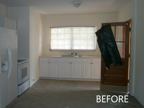 kitchen before