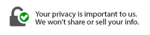 your privacy is important
