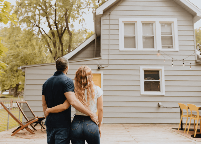 looking at house