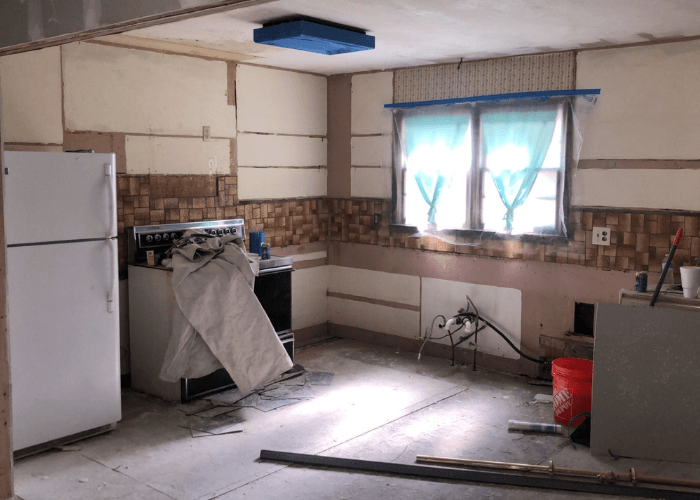 Before renovation kitchen in Raytown Mo