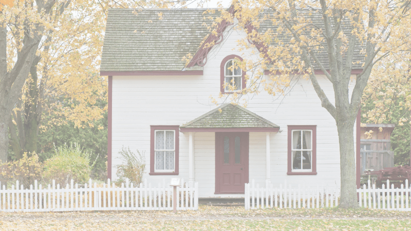White house red trim