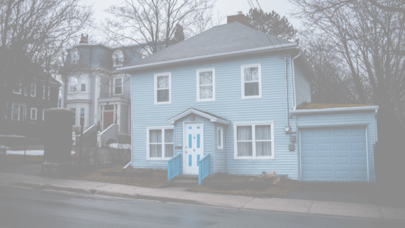 Blue house