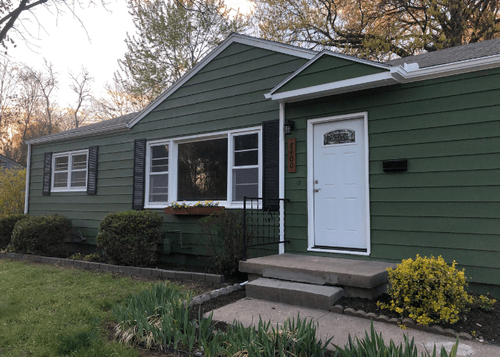 After exterior of Flip House in Raytown Mo