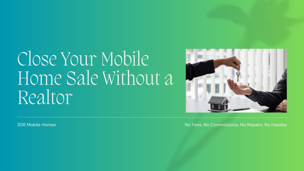 Close the Sale of Your Mobile Home Without a Realtor in Caldwell
