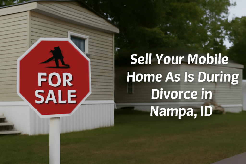 Selling Your Mobile Home As-Is During Divorce in Nampa