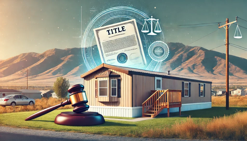 Selling a Mobile Home Without Title in Caldwell During Probate