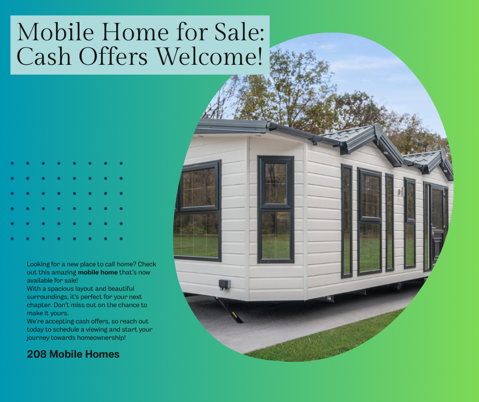 Selling Your Mobile Home for Cash in Nampa