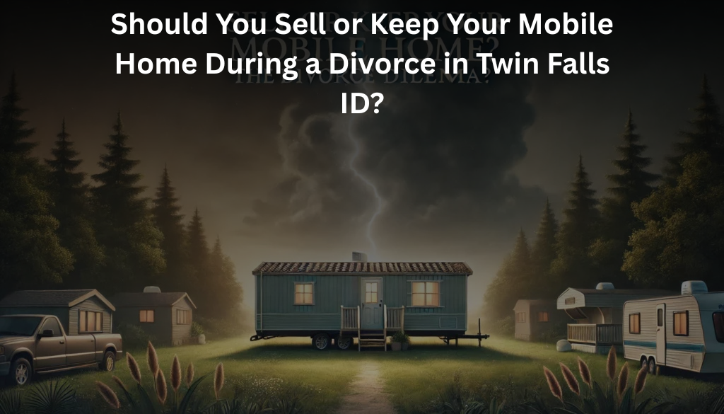 Sell or Keep Your Mobile Home During a Divorce in Twin Falls