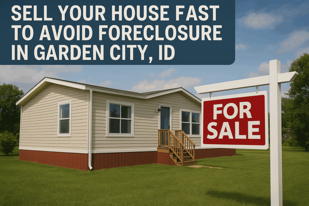 Sell Your Mobile Home Fast to Avoid Foreclosure in Garden City, ID
