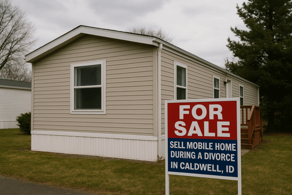 Sell Your Mobile Home Fast for Cash During a Divorce in Caldwell, ID