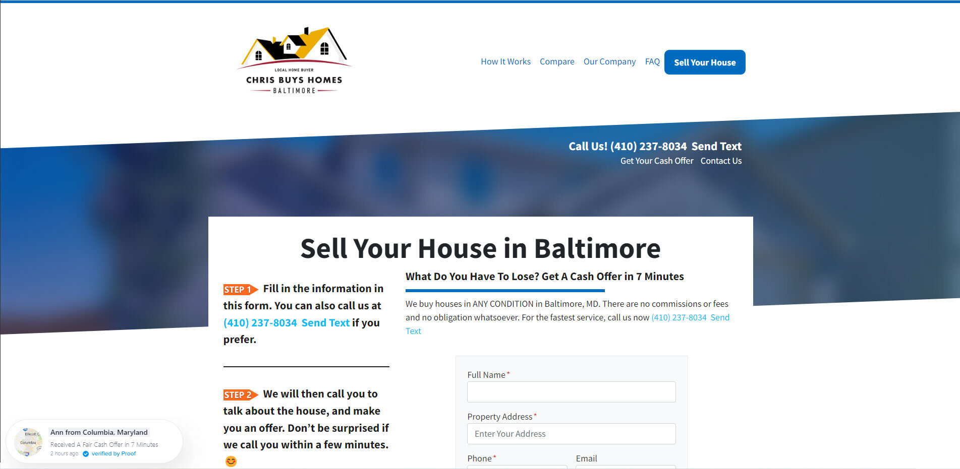 Chris Buys Homes in Baltimore