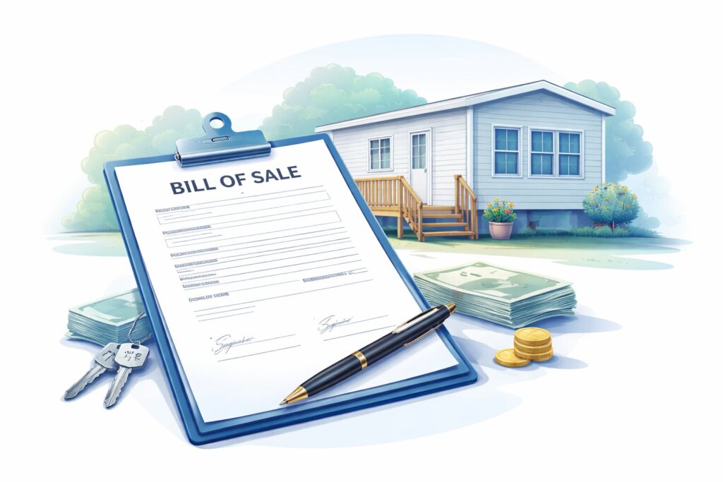 Mobile Home Bill Of Sale Template