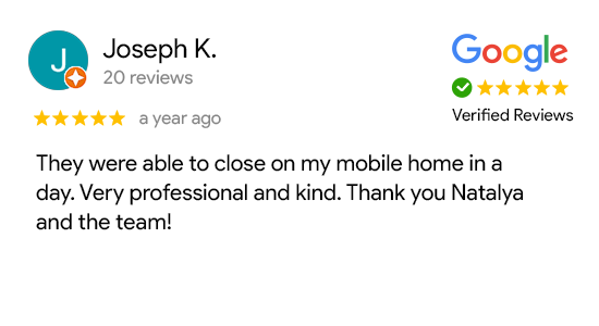 Joseph-K-Mobile-Home-Seller-Testimonial-Sell-Your-Mobile-Home-Fast-Company-in-PA