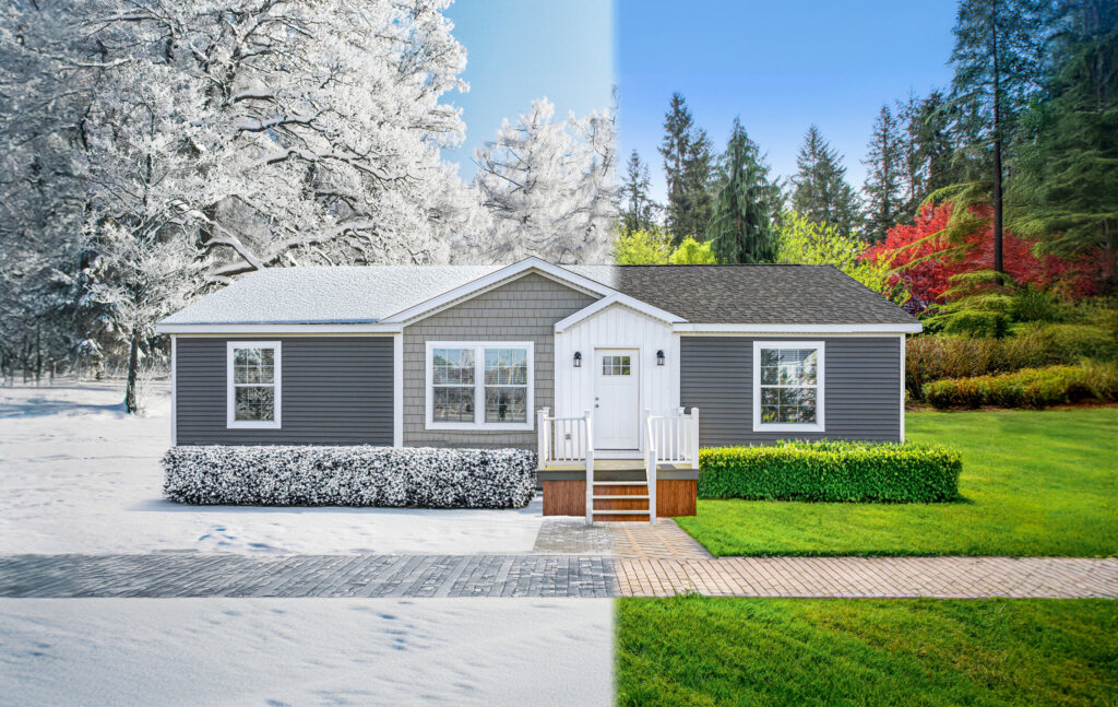 Mobile Home Landscaping For Winter Months in Pennsylvania