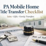 Mobile home title transfer checklist