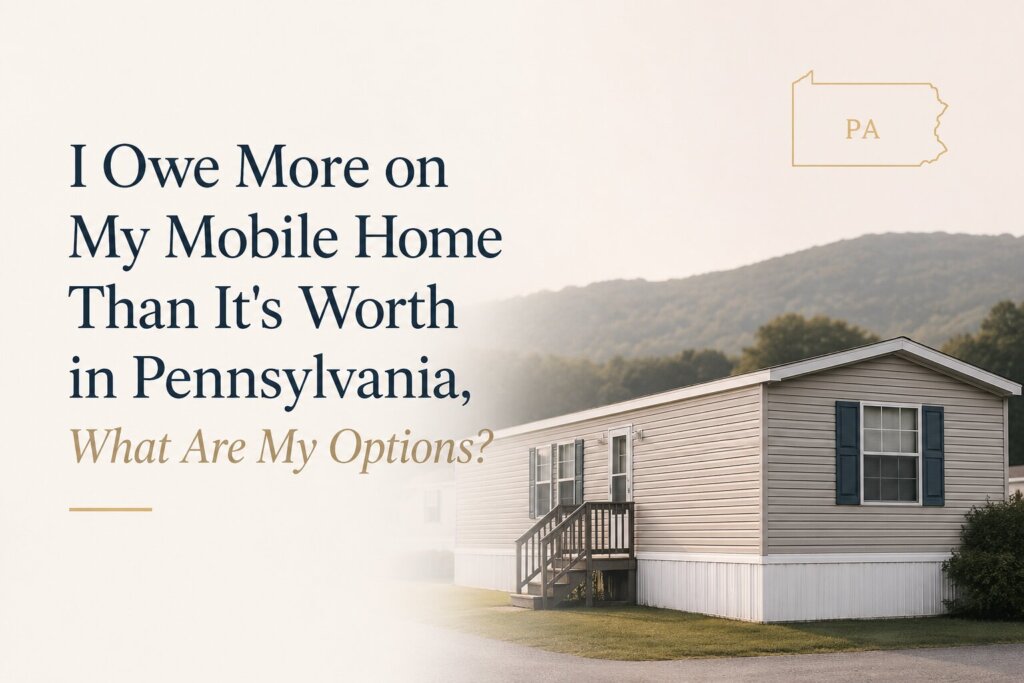 I Owe More on My Mobile Home Than It's Worth in Pennsylvania, What Are My Options?