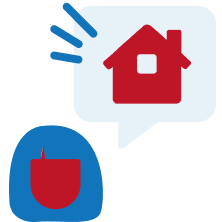 looking for a quick house sale icon