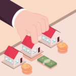 hand picking a house