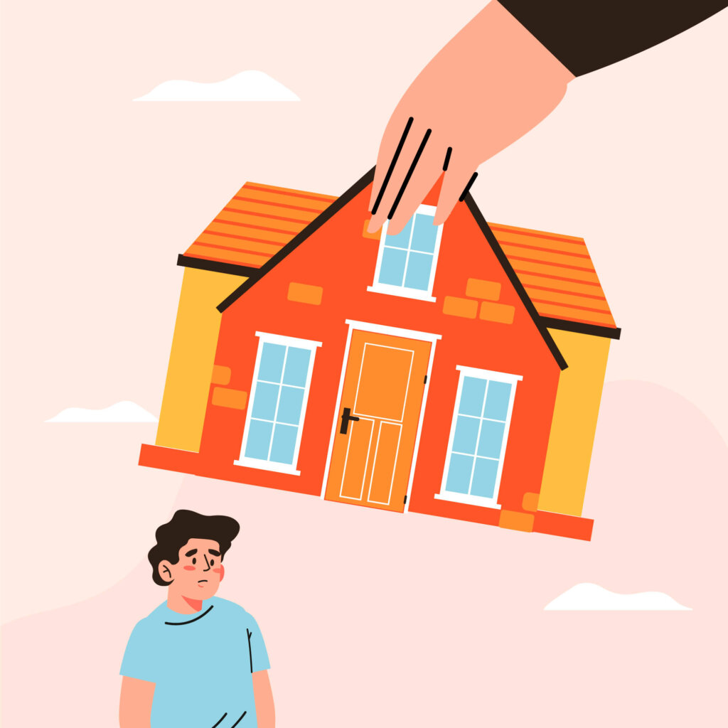 Man given a house